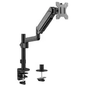 Brateck LDT48-C012 Single Monitor Pole-Mounted Gas Spring Arm, Black