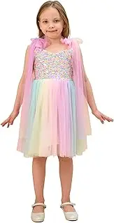 [LalaMira] Girls Sequin Dress Toddler Party Sparkly Dress Flower Girl Dress Pageant Birthday Graduation Easter Photo Shoot