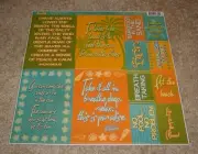 Reminisce 12x12 DieCut Sticker ~ Paradiso....Beach, Tropical Word/Phrase Panels