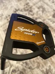 Left-Handed- Taylormade Spider Tour X Orange Putter w/ Headcover, 35"