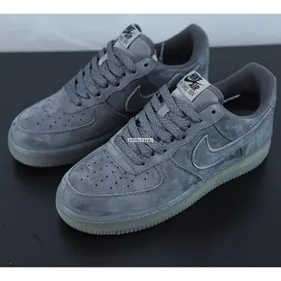 Nike Air Force 1 07 LV8 Suede AF1 灰麂皮 3M 經典 男女滑板鞋 AA1117-900