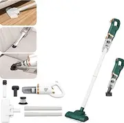 Blackenx Cordless Vacuum, Multipurpose Cordless Vacuum Cleaner, 3 in 1 Handheld Vacuum and Mop, with 4 Nozzle, 6000 Pa, 550w, for All Floor Type, Dealing with Pet Hai, for Household and Car(Green)