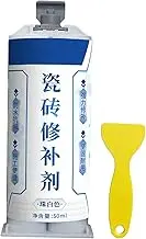 Ceramic Glue Repair,50ml Instant Strong Repair Glue Gel | Multi-Purpose Tile Repairing Glue for Walls, Porcelain, Ceramic, Floors and Tile