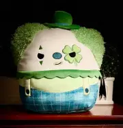 Mike The St Pattys Day Clown 14” He’s Really Cool In Hand ! Squishmallows
