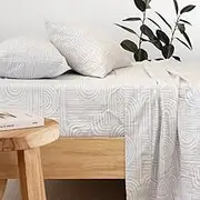 Bowie Flannelette Sheet Set Single