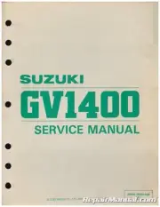 1986-1988 Suzuki GV1400 Cavalcade Motorcycle Service Manual