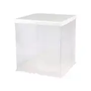 BULK 25pk Clear Tall 16in Acrylic Cake Box (16x16x12in)