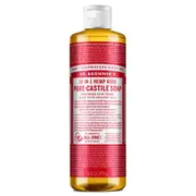 Organic Dr Bronner's Pure-Castile Soap Rose 473ml - Fresh, healthy organic delivery | Doorstep Organics