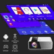 NEW HD Mini Projector TD90 Native LED Android WiFi Video Home 3D Smart Movie