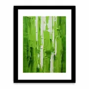 Green Knife Abstract Art Framed Art Framed print Art Poster