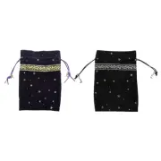 Tarot Storage Bag Divination Bag Drawstring Package for Oracle Card Bag for Jewe