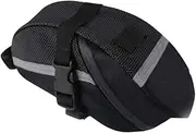 Toyvian Multi Functional Bike Saddle Bag Rear Seat Pack with Reflective Straps Quick Detachable Design for Mountain Cycling High Density Material Shape to Avoid
