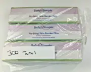 Safe N Simple No-Sting Skin Barrier Wipe Sterile 100 per Box SNS80744 *see note