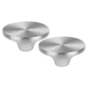 2 Pcs Pot Lid Handles Half Pan Lids Stainless Steel Top Replacement