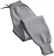 [Generic] Women Elastic Waist Drawstring Trousers Thick Knitted Harem Pants Sport Pants Knitted Pants