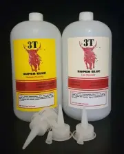 32 oz Thin And 32 oz Medium CA glue (3T) Super Glue 50 & 200 CPS