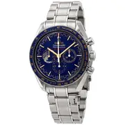 Original Omega Speedmaster Moonwatch Apollo XVII Chronograph Blue Dial Men's Watch 311.30.42.30.03.001