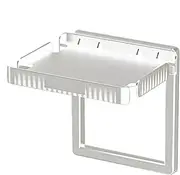 Bathroom Outlet Shelf | Adhesive Space-Saving Wall Shelf Outlet Shelf,Decorative Vertical Wall Holder Home Decor for Cell Phone & Routers