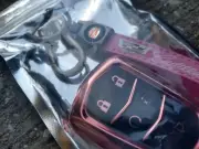Cadillac Key Chain and FOB Cover Pink Black