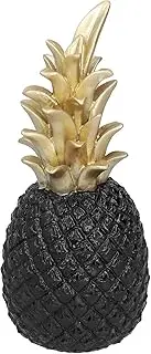 Resin Artificial Pineapple Decoration Household Decorative Nordic Home Desk Decor Ornaments Modern Desktop for Living Room Bedroom Decoration Pineapple Fashion (BS942-1 Schwarzgold Mittel)