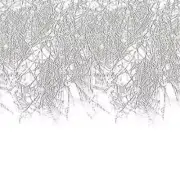 Halloween 30-foot Spider Web Border 24" x 30' Decorations Spider Decorations