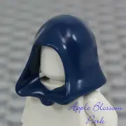 NEW Lego Minifig DARK BLUE HOOD Star Wars Jedi Cape Hat - Castle Kingdoms Knight