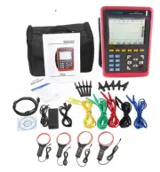 Power Quality Analysis Monitor Recorder with 4 Flexible Coil Current Sensors