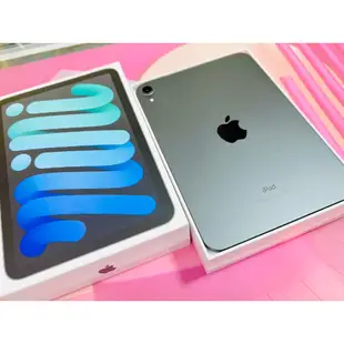 💜平板電腦二手機專賣店💜展示機出清 8.3吋 💟IPad Mini6 64G 黑色lte版可插sim卡💟只有一台