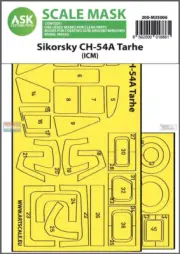 ASKM35006 1:35 ASK/Art Scale Mask - CH-54A Tarhe (ICM kit)
