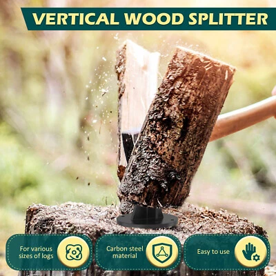 Firewood Kindling Splitter Efficient High Carbon Steel Log Splitter Sturdy xiYYp