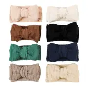 Soft Elastic Knitted Headwear Wide Band Hair Bands Headband Head Wraps Hairbands