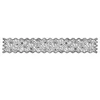 Black Web Tablecloth Polyester Table Runner for Halloween Dinner Table