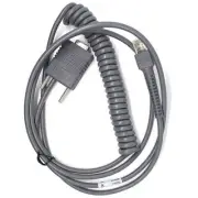 9FT 3M RS232 Serial Coiled Cable For Motorola Symbol LS2208 LS4208