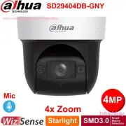 Dahua SD29404DB-GNY 4MP Starlight 4x Zoom PTZ IR WizSense Camera PoE Mic SMD3.0