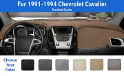 Dashboard Dash Mat Cover for 1991-1994 Chevrolet Cavalier (Brushed Suede) (for: Chevrolet)