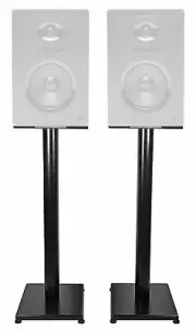 Rockville 29" Black Steel Studio Monitor Speaker Stands For Samson M50 Monitors