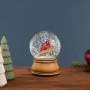Northlight 4" Red Cardinal on Branch Christmas Snow Globe