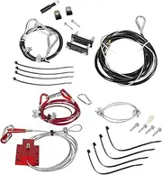 Camoo RB-011 & RS5000 Ready Stop Aircraft Cables Kit Fit RV Trailer Ready Break System, RS-5000/RB-011