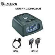 Zebra DS457-HD20004ZZCN 2D USB/RS232 Fixed Mount Barcode Scanner w/ Cable