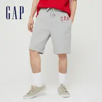 在飛比找蝦皮商城優惠-Gap 男女同款 Logo簡約鬆緊短褲 冰淇淋系列 碳素軟磨