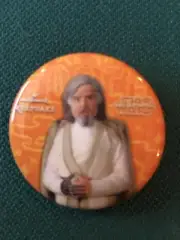 STAR WARS SDCC 2017 HALLMARK KEEPSAKE LUKE SKYWALKER BUTTON PIN