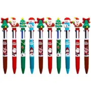 4-Color-in-1 Ballpoint Pen Retractable Multicolor Pen for Student Exams, Noting