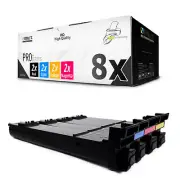 8x Toner for Xerox WC6400XFM 6400SM WC6400XM WC6400S WC6400SM