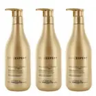 3x L'OREAL ABSOLUT REPAIR Instant Resurfacing Shampoo NEW GOLD QUINOA 500mL