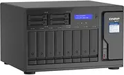 QNAP TVS-h1288X-W1250-16G High-Speed Media NAS with Intel® Xeon® W-1250 CPU and Two 10GbE Ports
