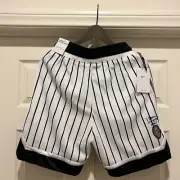 NIKE LIL’ PENNY PRM BSKTBLL SHORTS [DA5993-100] Sz S WHT GRAY NWT