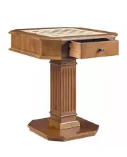 ACME Galini 2-Drawer Wooden Game Table in Walnut