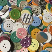Paper Button Cutouts-Qty: 50 Assorted Patters And Colors - Perfect For Journals