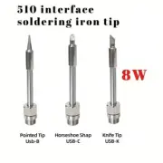 1pcs 510 Interface Soldering Iron Head Mini Portable Soldering Iron Tip Accessor
