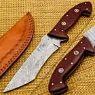 knife_gallery Damascus Handmade skinner knife with Leather sheath